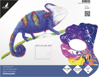 Produktbild von kangaro Abreißpalette 36 Blatt 50 g/qm 230 x 305 mm weiß
