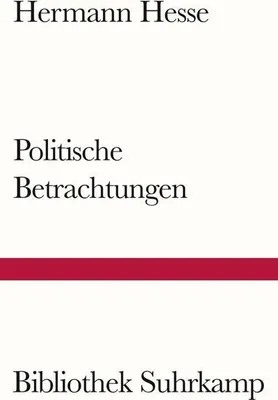 Obrázek produktu pro Politische Betrachtungen