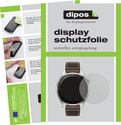 Produktbild von 6x Schutzfolie für Huawei Watch 3 Pro matt Displayschutzfolie Folie Display Schutz dipos