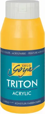 Obrázek produktu pro KREUL 17010 KREUL Akrylová barva SOLO Goya TRITON, kukuřičně žlutá, 750 ml