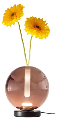 Immagine prodotto di Lampada da Tavolo Wengen Ametista, LED 7W Integrato 540lm, Vetro Borosilicato, Dimmerabile Touch CCT 2700K-3000K-4000K IP20 - Wengen