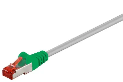 Obrázek produktu pro Goobay 68459, 2 m, Cat6, S/FTP (S-STP), RJ-45, RJ-45, Zelená, Šedá