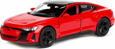 Image de AUDI RS E-tron GT Modèle réduit de voiture 12cm en métal WELLY Modèle réduit de voiture Jouet Enfants Cadeau 82 (Rouge)