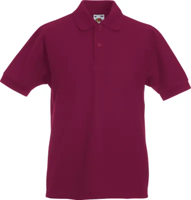 Immagine prodotto di Fruit of the Loom - Poloshirt per bambini a maniche corte BC389 (104 (3-4 anni)) (Borgogna)