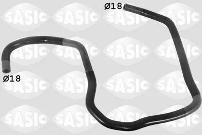 Produktbild von SASIC Kühlerschlauch Wasserschlauch passend für PEUGEOT 206 Schrägheck (2A/C) 3400138