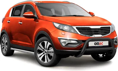 Obrázok produktu pre Ochranná lišta predného nárazníka pre Kia Sportage 2010-2015 s ABE oceľou čierna