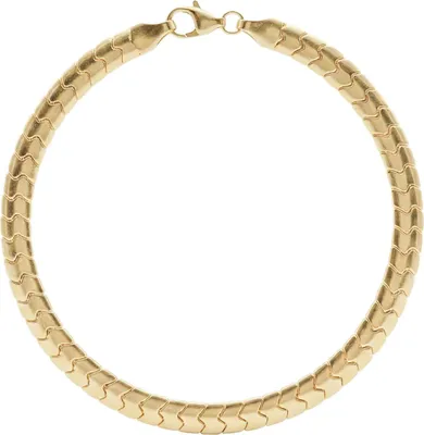Produktbild von 375 Echtgold Armband Damen flaches Gliederarmband massiv