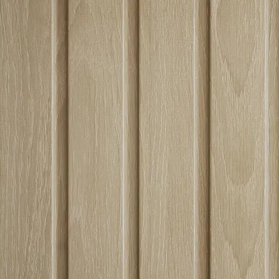 Produktbild von VILO Fronto Fassadenpaneele - PVC Fassadenverkleidung Lamellenoptik - 295x25 cm - 10 Stück - Eiche