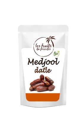 Obrázek produktu pro Datle s peckou Medjoul BIO 1 kg LES FRUITS DU PARADIS