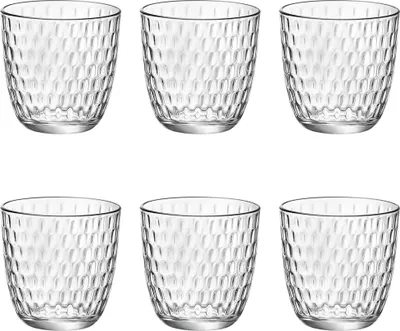 Produktbild von Bormioli Rocco 5.80504 Slot Wasserglas, Glas, klar, 290 cl, H: 8,5 cm, ø 8,5 cm (6er Pack)