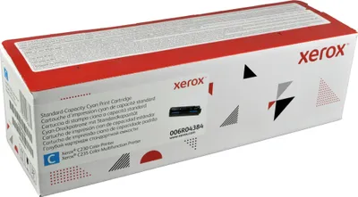 Produktbild von Xerox ® C230 Farbdrucker/C235 Farb-Multifunktionsdrucker Standardkapazität-Tonermodul Cyan (1500 Seiten) - 006R04384, 0 Seiten, 1500 Seiten, Cyan, 1 Stück(e)