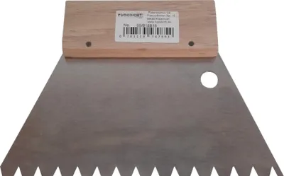 Produktbild von Leim Klebstoff Trapez Zahnspachtel Bodenleger 180mm x 130mm gezahnt B15 (7.0x5.5mm)