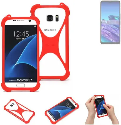 Produktbild von K-S-Trade Handy-Hülle kompatibel mit TCL 40 XE Schutz-Hülle Bumper Silikon Schutz Hülle Cover Case Silikoncase Silikonbumper TPU Softcase
