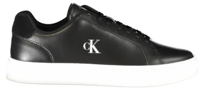 Produktbild von Hochwertiger Herrensportschuh Schwarz mit Kontrastdetails und Logo