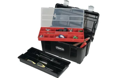 Immagine prodotto di Cassetta degli attrezzi Cassetta degli attrezzi 35-50 L580xP290xH285mm PP RAACO