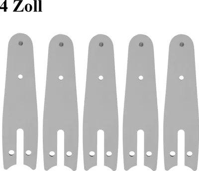 Produktbild von 5 Stück 4 Zoll 130 mm Führungsplatte Elektrische Kettensäge Führungsplatten Kettensägenzubehör