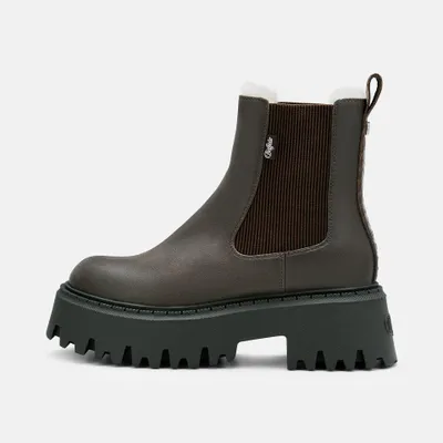 Productafbeelding van Buffalo dames Chelsea boots, model Aspen, warm bruin