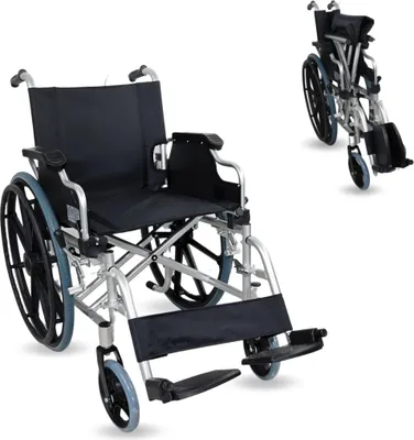 Immagine prodotto di Mobiclinic, Carrozzina, Pieghevole, Leggera, Freno inferiore, Freno di stazionamento, Modello Ópera, Alluminio, Ruote stabili, Ergonomica