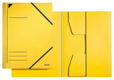 Produktbild von Leitz Eckspannermappe 39810015 DIN A4 Karton gelb