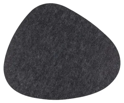 Produktbild von Filz Platzset Kieselstein 38x34,5 cm in grau oder anthrazit Tischset