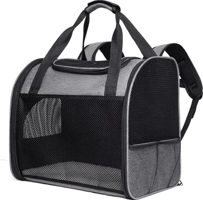 Produktbild von Rucksack für Haustiere mit Fenster - Faltbare Tier-Rucksack - Tragetasche für Hunde und Katzen bis 8kg