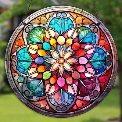 Zdjęcie produktu dla Elegancki Łapacz Słońca Mandala/Typ8/L KP32281