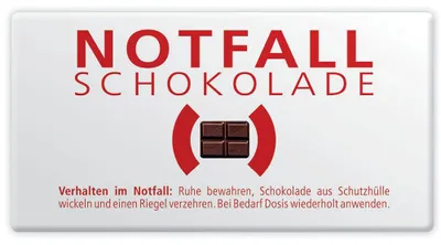 Produktbild von Notfallschokolade 30g