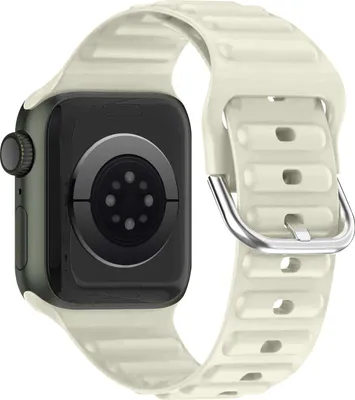 Produktbild von Armband für Apple Watch 41mm / 40mm / 38mm Silikon Verstellbar Beige