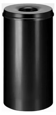 Produktbild von Selbstlöschender Papierkorb 50 Liter, schwarz