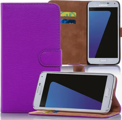 Produktbild von Samsung Galaxy J1 Bookstyle Aufstellfunktion Lila
