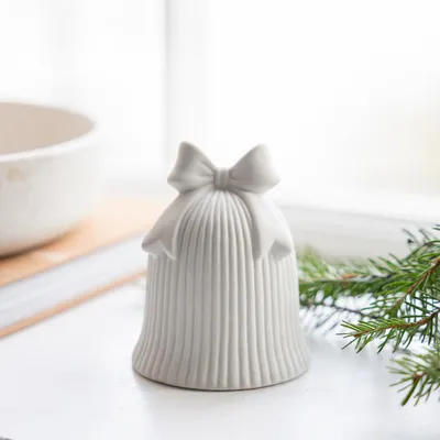 Produktbild von Weihnachtsdeko Klocksjön - weiß