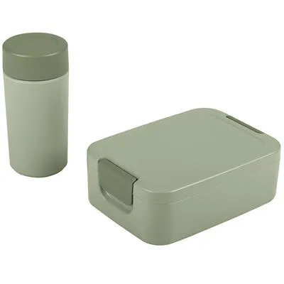 Produktbild von Sigma home Food to go Lunchbox klein + Trinkflasche – grün
