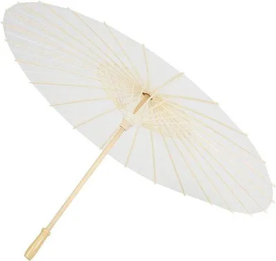Produktbild von Weißer Papier-Paraschutz für Hochzeiten, Tanz und Dekoration