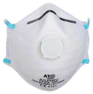 Produktbild von Atemschutzmaske FFP 2/V NR D m.Ausatemventil 15ST/Box ASATEX
