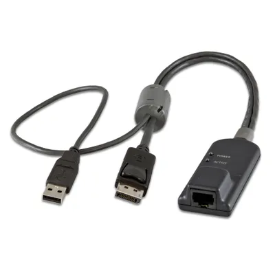 Produktbild von Vertiv Avocent MPUIQ-VMCDP, 0,3556 m, USB, USB, DisplayPort, Schwarz, DISPLAYPORT