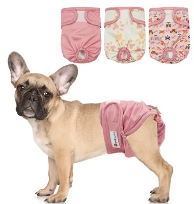 Produktbild von Wiederverwendbare Hundehosen für Hündinnen, verstellbar und saugfähig