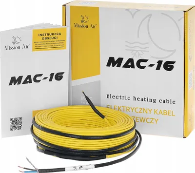 Immagine prodotto di Cavo riscaldante MAC-16 W/m 52 m per riscaldamento a pavimento