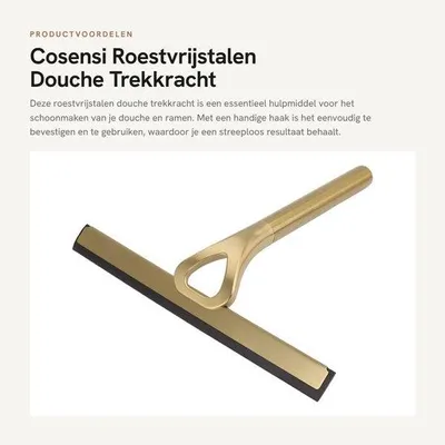 Produktbild von Dusche mit Haken aus Edelstahl