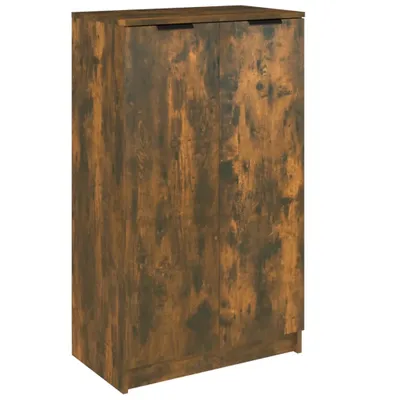 Produktbild von Schuhschrank Räuchereiche 59x35x100 cm Holzwerkstoff