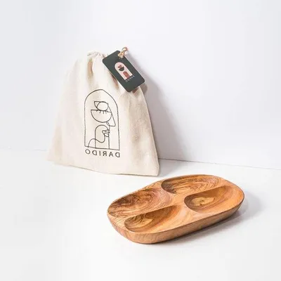 Productafbeelding van Olijnhouten serveerplank, 28x16 cm, handgemaakt