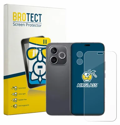 Produktbild von BROTECT Schutzglas für Honor 600 Lite (Display+Kamera) Schutzfolie Panzer Folie Glas Display Schutz klar
