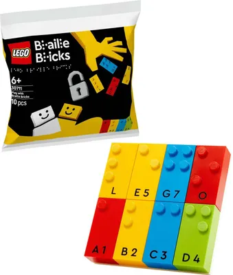 Image de LEGO Braille Bricks 30711 Jouer avec des briques en braille