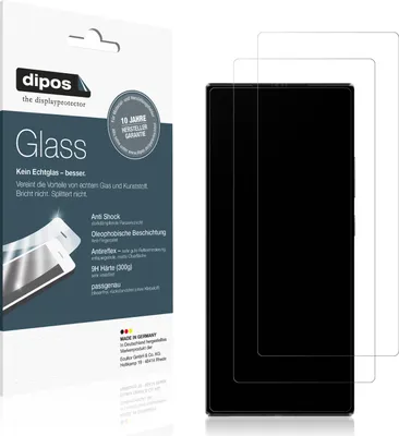 Produktbild von 2x Schutzfolie für ZTE Axon 40 Ultra matt - Anti-Shock 9H Folie dipos Glass Kunststoffglas