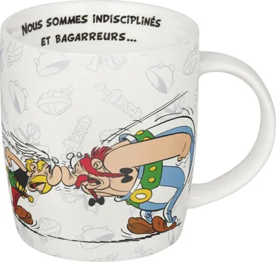 Obrázok produktu pre Könitz Asterix Nous Sommes Amis Francúzsky hrnček, šálka, hrnček na kávu, kostná Čína, 400 ml, 11 7 275 2049