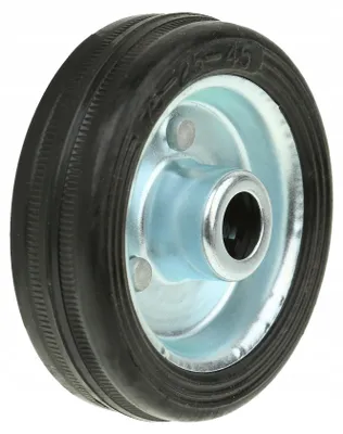 Produktbild von TOMiMET Vollgummi Transportrad 75mm 12mm Bohrung 50kg
