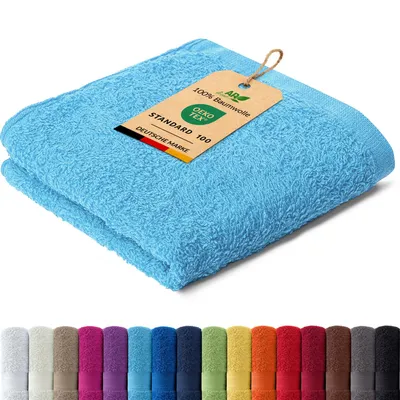 Produktbild von AR Line ARIZONA Handtuch-Serie – 500 g/m² Frottier in 9 Größen verfügbar, Größe: Seiftuch 30x30 cm, Farbe: Türkis