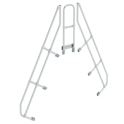 Produktbild von Günzburger Steigtechnik zweiter Handlauf für Überstiege 60° mit 8 Stufen - 600968