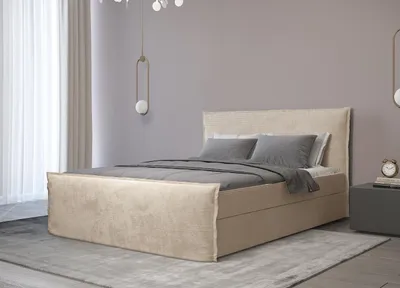 Produktbild von B&B Home Boxspringbett Boro 180x200 cm – mit Bettkasten
