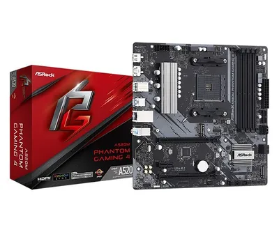 Produktbild von A520M PHANTOM GAMING 4, Mainboard