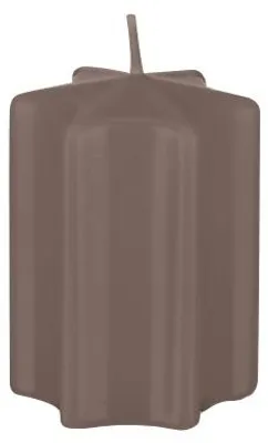 Produktbild von Sternkerzen Mocca 100 x Ø 60 mm, 8 Stück